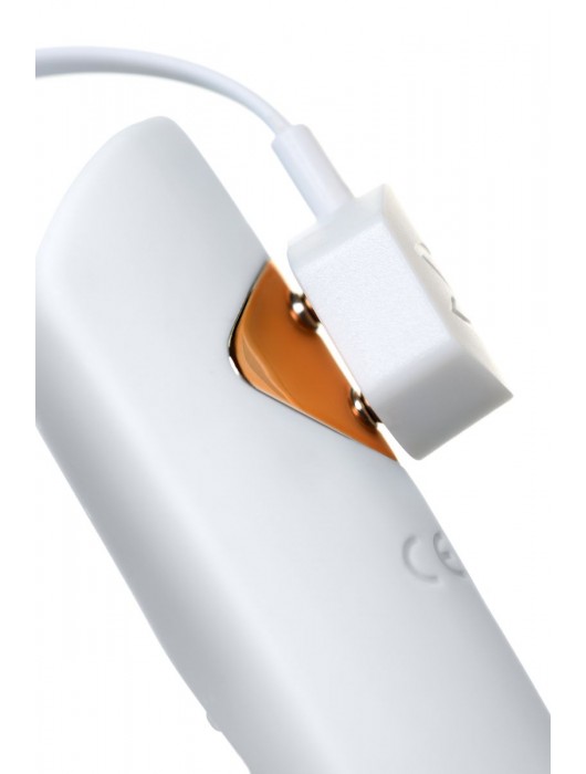 Белый гибкий водонепроницаемый вибратор Sirens Venus - 22 см. - Sirens