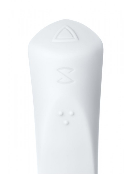 Белый гибкий водонепроницаемый вибратор Sirens Venus - 22 см. - Sirens