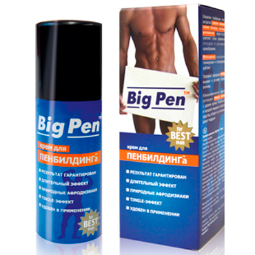 Крем Big Pen для увеличения полового члена - 50 гр. - Биоритм - в Новосибирске купить с доставкой