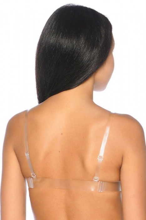 Силиконовый бюстгальтер-невидимка с эффектом пуш-ап на бретелях - Coquette Revue купить с доставкой