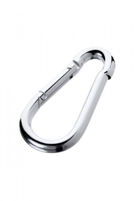 Серебристый карабин TOYFA Metal - ToyFa - купить с доставкой в Новосибирске