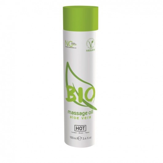 Массажное масло BIO Massage oil aloe vera с ароматом алоэ - 100 мл. - HOT - купить с доставкой в Новосибирске