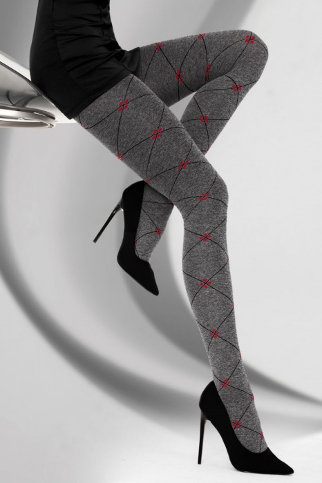 Колготки Lirana из меланжевой нити - Livia Corsetti купить с доставкой