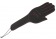 Чёрная шлёпалка Slapper Hand в виде ладошки с контрастной строчкой - 30 см. - Orion - купить с доставкой в Новосибирске