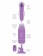 Фиолетовый автоматический вибромассажер с функцией поступательных движений Love Thrust-Her - Pipedream - купить с доставкой в Новосибирске