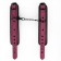 Розово-черные наручники с регулируемыми застежками - Erokay - купить с доставкой в Новосибирске