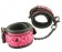 Розово-черные оковы на ноги Ankles Cuffs - Erokay - купить с доставкой в Новосибирске