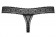 Изящные полупрозрачные трусики-стринги с кружевом - Obsessive купить с доставкой