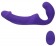 Фиолетовый безремневой вибрострапон с пультом - 21,5 см. - Howells - купить с доставкой в Новосибирске