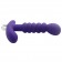 Фиолетовый рельефный вибростимулятор простаты - 17,5 см. - Howells - в Новосибирске купить с доставкой