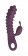 Фиолетовый вибромассажер SMON №1 с бугорками - 21,5 см. - KOKOS
