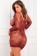 Короткое ажурное женское платье на шнуровке - Rene Rofe купить с доставкой