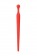 Красный силиконовый уретральный плаг - 10 см. - ToyFa - купить с доставкой в Новосибирске