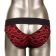 Красно-черные страпон-трусики Pegging Panty Set - размер L-XL - California Exotic Novelties - купить с доставкой в Новосибирске