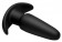 Черная анальная вибропробка Kinetic Thumping 7X Medium Anal Plug - 13,3 см. - XR Brands