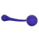 Фиолетовый шарик с электростимуляцией и вибрацией Intimate E-Stimulator Remote Kegel Exerciser - California Exotic Novelties - купить с доставкой в Новосибирске