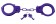 Металлические фиолетовые наручники - Pipedream - купить с доставкой в Новосибирске