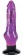 Фиолетовый водонепроницаемый вибромассажер на присоске - 17,5 см. - Seven Creations