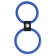 Синее двойное эрекционное кольцо Dual Rings Blue - Dream Toys - в Новосибирске купить с доставкой