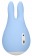 Голубой клиторальный стимулятор Sugar Bunny - 9,5 см. - Shots Media BV