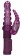 Фиолетовый вибратор-кролик Rotating Bubbles - 23,2 см. - Shots Media BV
