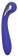 Фиолетовый вибромассажер с электростимуляцией Intimate Estim Petite G Wand - 19 см. - California Exotic Novelties - купить с доставкой в Новосибирске