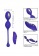 Фиолетовые виброшарики с электростимуляцией Impulse Intimate E-Stimulator Dual Kegel - California Exotic Novelties - купить с доставкой в Новосибирске