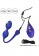 Фиолетовые виброшарики с электростимуляцией Impulse Intimate E-Stimulator Dual Kegel - California Exotic Novelties - купить с доставкой в Новосибирске
