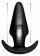 Черная анальная вибропробка Kinetic Thumping 7X Large Anal Plug - 13,3 см. - XR Brands