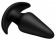 Черная анальная вибропробка Kinetic Thumping 7X Large Anal Plug - 13,3 см. - XR Brands