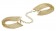 Золотистые браслеты-наручники с цепочкой MAGNIFIQUE - Bijoux Indiscrets - купить с доставкой в Новосибирске