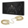 Золотистые браслеты-наручники с цепочкой MAGNIFIQUE - Bijoux Indiscrets - купить с доставкой в Новосибирске