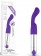 Фиолетовый перезаряжаемый вибратор Rechargeable IJOY Versatile Tickler - 14,5 см. - Lovetoy