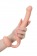 Телесный безремневой страпон Silicone Bendable Strap-On S - Strap-on-me - купить с доставкой в Новосибирске