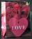 Подарочный пакет Love с розочками и сердечками - 15 х 12 см. - Сима-Ленд - купить с доставкой в Новосибирске