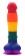 Разноцветный фаллоимитатор-реалистик COLOURFUL DILDO - 21,5 см. - Dream Toys