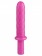Розовый анальный реалистичный стимулятор с ромбиками - 31 см. - Джага-Джага