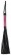 Черная плеть-флогер с розовой ручкой - 40 см. - Bior toys - купить с доставкой в Новосибирске