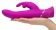 Лиловый вибратор Curve Thrusting Rechargeable Rabbit Vibrator - 24,1 см. - Happy Rabbit купить в Новосибирске с доставкой в Orgasmix.ru Лиловый вибратор Curve Thrusting Rechargeable Rabbit Vibrator - 24,1 см. - Happy Rabbit