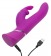 Лиловый вибратор Curve Thrusting Rechargeable Rabbit Vibrator - 24,1 см. - Happy Rabbit купить в Новосибирске с доставкой в Orgasmix.ru Лиловый вибратор Curve Thrusting Rechargeable Rabbit Vibrator - 24,1 см. - Happy Rabbit