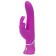 Лиловый вибратор Curve Thrusting Rechargeable Rabbit Vibrator - 24,1 см. - Happy Rabbit купить в Новосибирске с доставкой в Orgasmix.ru Лиловый вибратор Curve Thrusting Rechargeable Rabbit Vibrator - 24,1 см. - Happy Rabbit