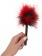 Красно-черная пуховка Mini Feather - 21 см. - Orion - купить с доставкой в Новосибирске