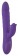 Фиолетовый вибратор-ротатор Thrusting   Rotating - 24,7 см. - Orion