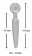Серебристый уретральный плаг Penisplug Come Thru - 6,7 см. - Orion - купить с доставкой в Новосибирске