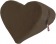 Кофейная подушка для любви Liberator Retail Heart Wedge - Liberator - купить с доставкой в Новосибирске