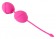 Розовые вагинальные шарики Silicone Love Balls - Orion