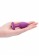 Фиолетовая анальная пробка с прозрачным стразом Large Ribbed Diamond Heart Plug - 8 см. - Shots Media BV - купить с доставкой в Новосибирске