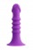 Фиолетовый анальный фаллоимитатор Drilly - 14 см. - A-toys