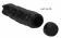 Черный вибромассажер Realisic Multispeed Vibrator - 23 см. - Shots Media BV