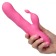 Розовый вибратор-кролик с волновым движением ствола Santa Barbara Surfer - 24 см. - California Exotic Novelties